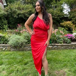 Cut out wedding guest dress